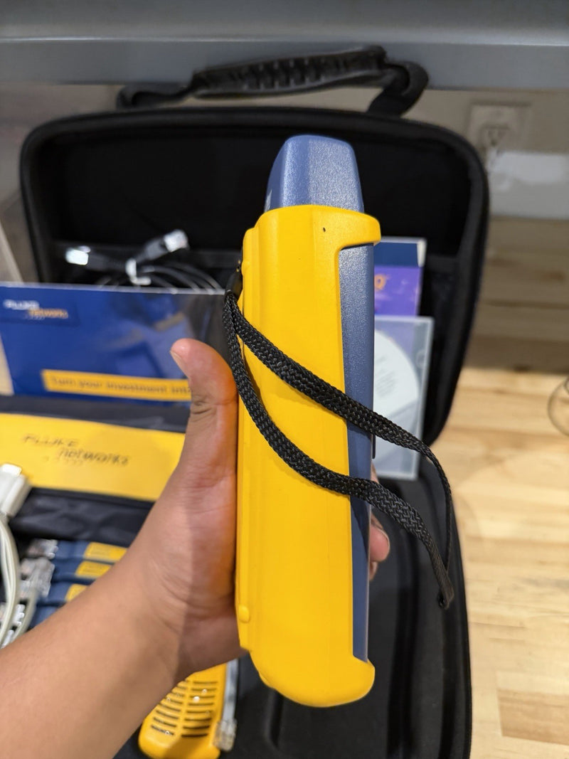 FLUKE NETWORKS CABLE IQ QUALIFICATION TESTER KIT TESTED
