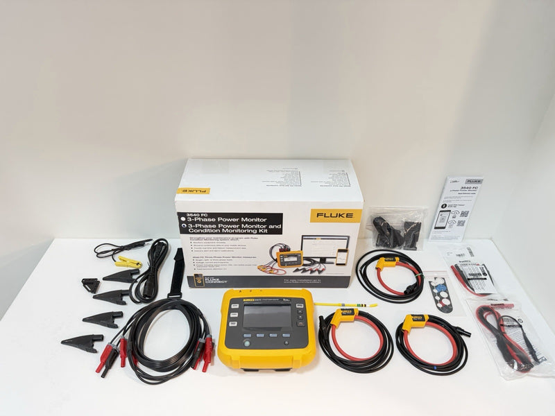 FLUKE 3540 FC 3-PHASE POWER MONITOR KIT FREE SHIPPING