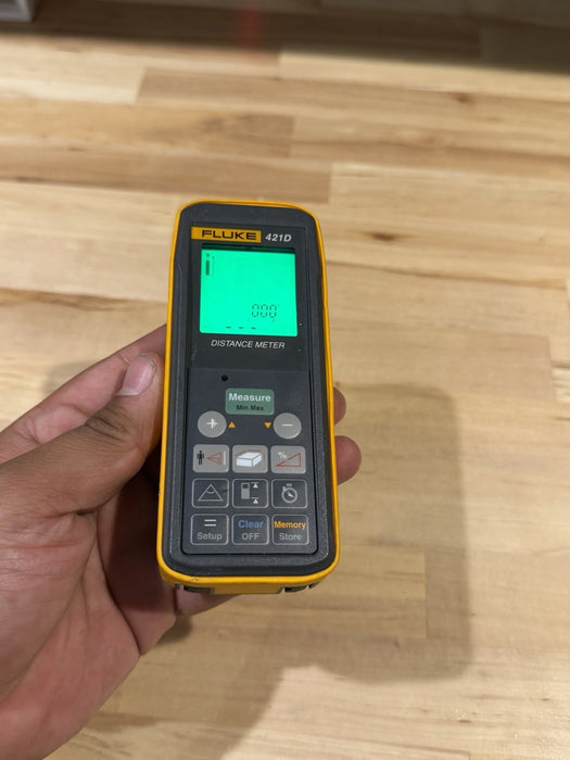 FLUKE 421D LASER DISTANCE METER TESTED