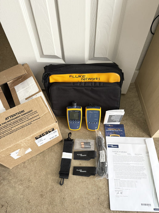 FLUKE NETWORKS FTK2000 SIMPLIFIBER SINGLE MODE 1310/1550NM FIBER VERIFICATION