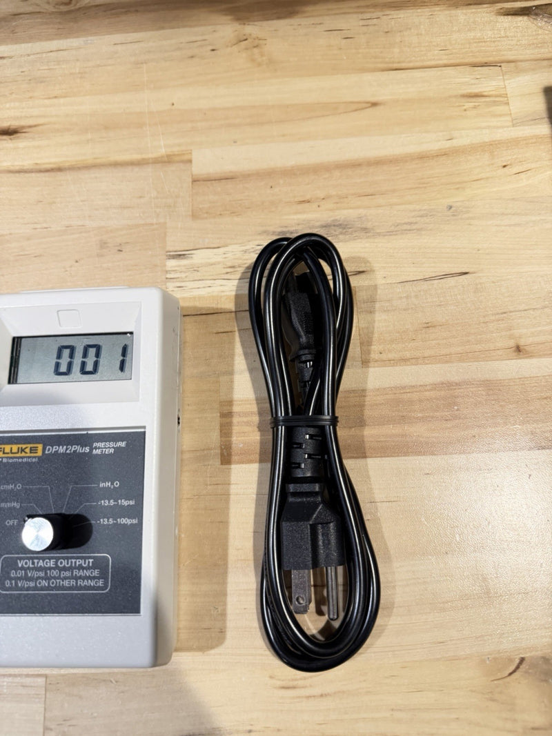 FLUKE BIOMEDICAL DPM2PLUS PRESSURE METER TESTED