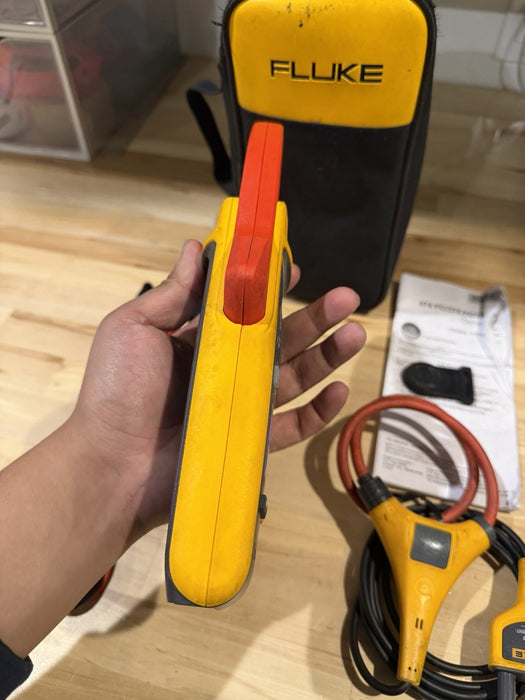 FLUKE 376FC WIRELESS TRUE RMS AC/DC CLAMP METER W/LEADS - SHIPS FAST