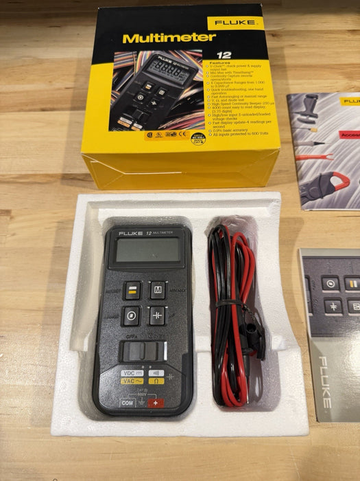 FLUKE 12 DIGITAL MULTIMETER (NEW FACTORY SEALED) SHIPS FAST (RARE)
