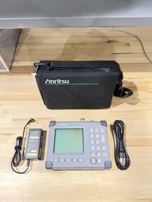 ANRITSU SITE MASTER S331A ANALYZER WITH CHARGER TESTED