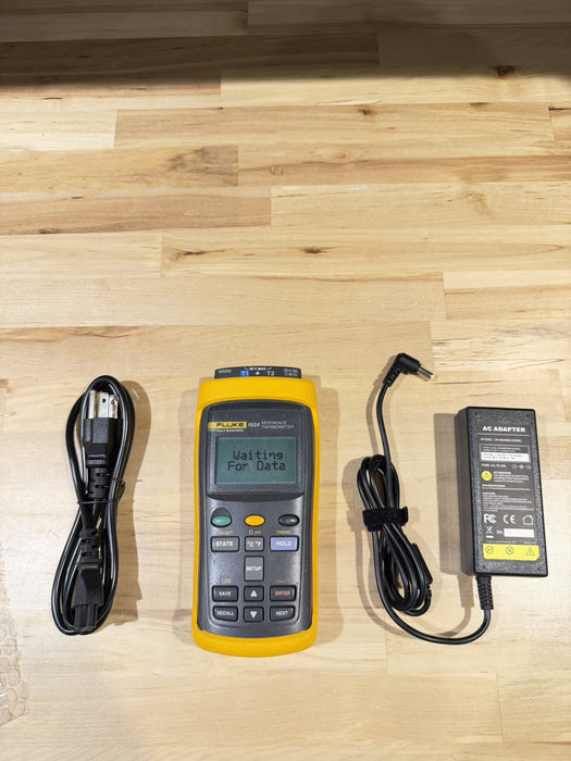 FLUKE 1524 REFERENCE THERMOMETER (CALIBRATED 2025) TESTED - FREE SHIPPING
