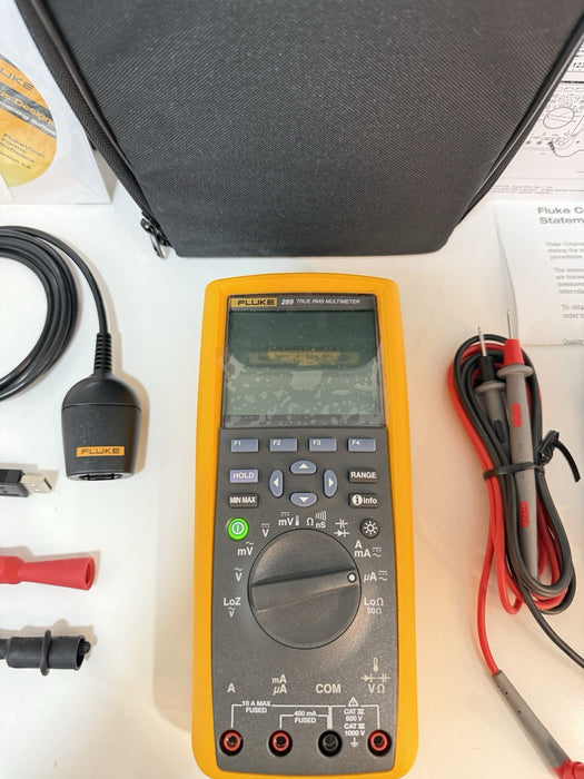 FLUKE 289 FVF COMBO KIT TRUE-RMS DATA LOGGING MULTIMETER (NEW SEALED MFD-2025)