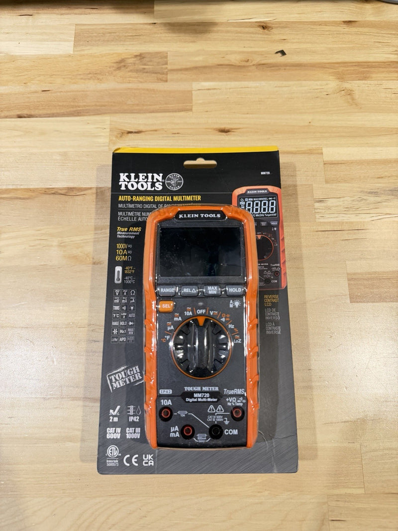 KLEIN TOOLS MM720 AUTO-RANGING DIGITAL MULTIMETER