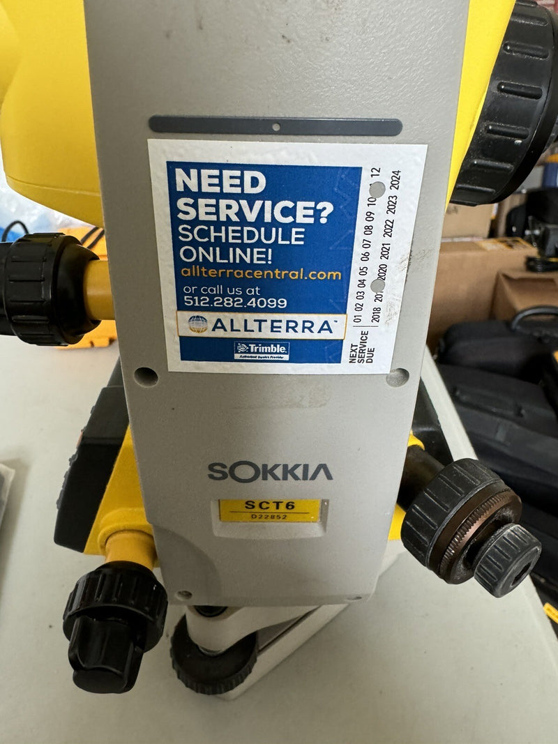 SOKKIA SCT6 TOTAL STATION WITH CASE