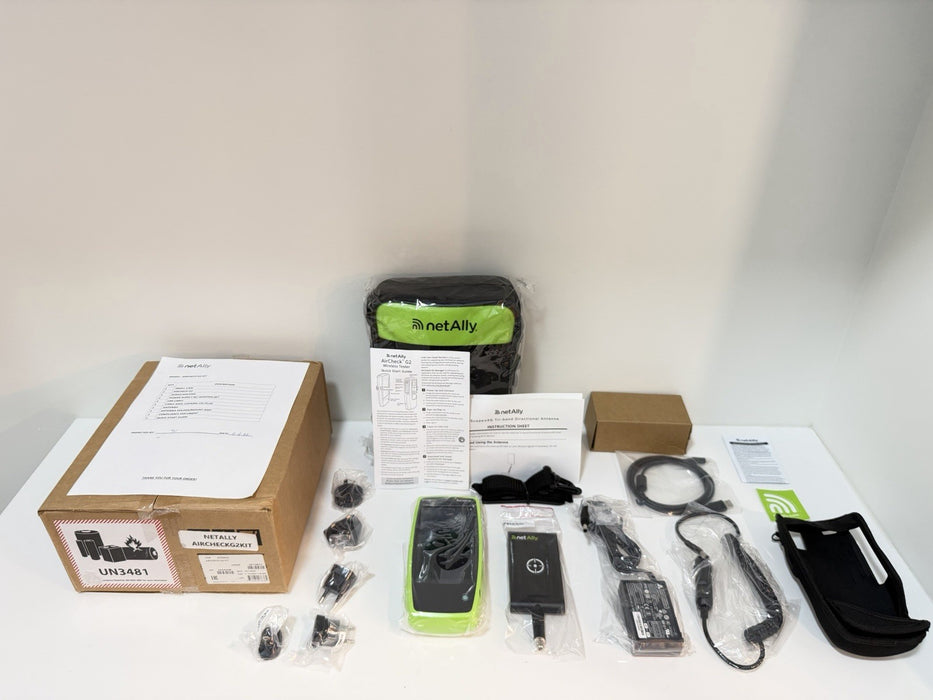 NETALLY AIRCHECK G2 KIT W/ ANTENNA & ACCESSORIES NEW FACTORY SEALED - SHIPS FREE