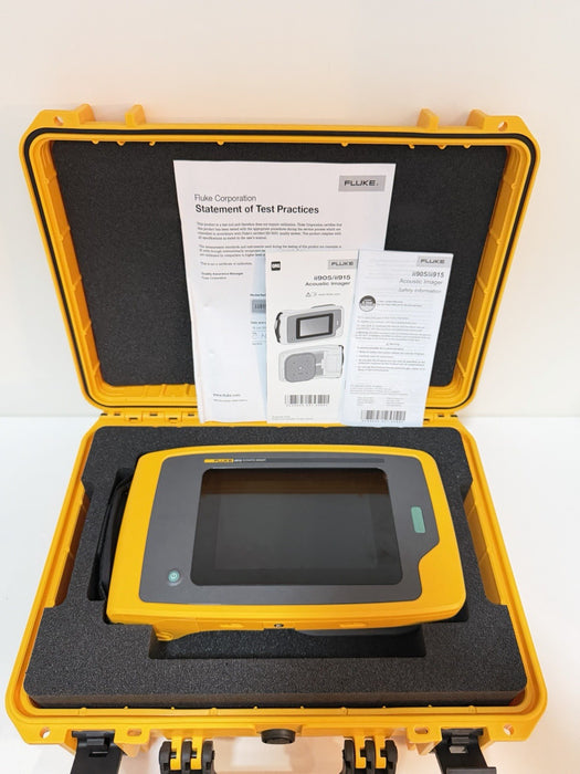 FLUKE ii915 ACOUSTIC IMAGER2-100KHZ W/LEAKQ PDQ MECQ & WIFI (CALIBRATED 2025)NEW
