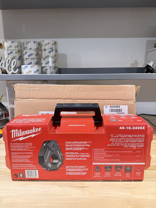 MILWAUKEE 49-16-2496X 1/2"-1" IPS-P PIVOTING PRESS RING KIT