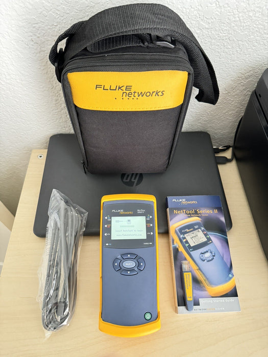 FLUKE NETWORKS NETTOOL SERIES II INLINE NETWORK TESTER 10/100/1000 INTELLITONE