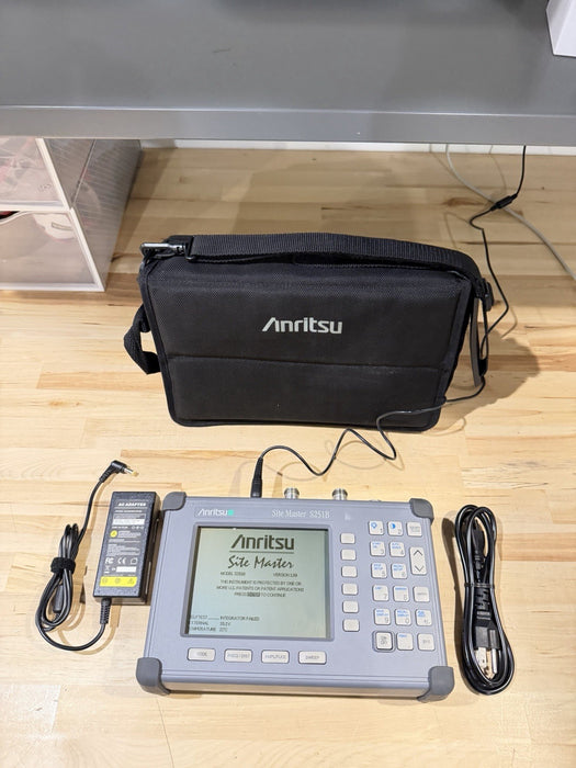 ANRITSU SITE MASTER S251B ANALYZER WITH CHARGER TESTED