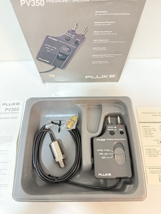 FLUKE PV350 PRESSURE VACUMM TRANSDUCER MODULE