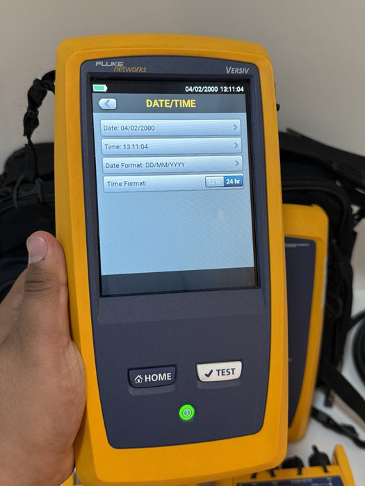 FLUKE NETWORKS DSX-8000QI 2 GHZ DSX2-8000 CABLE ANALYZER W QUAD OLTS (CAL-2024)
