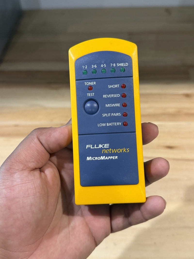 FLUKE NETWORKS MICROMAPPER LAN CABLE TESTER (SHIPS FAST)