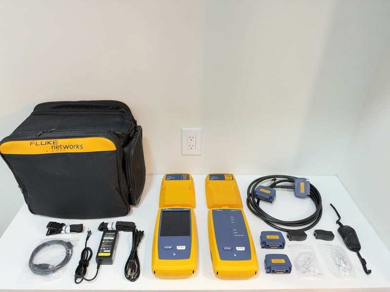 FLUKE NETWORKS DSX2-8000 VERSIV 2 CAT6A CAT8 LAN CABLE CERTIFIER TESTER DSX-8000