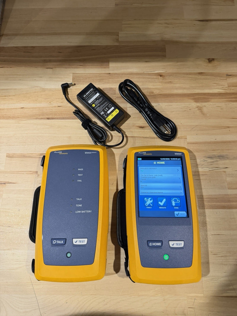 FLUKE NETWORKS VERSIV MAINFRAME & REMOTE WITH CHARGER