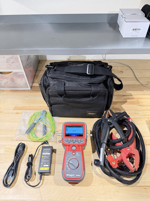MEGGER MOM3 HANDHELD MICRO-OHMMETER 300A KIT CALIBRATED 2025 TESTED