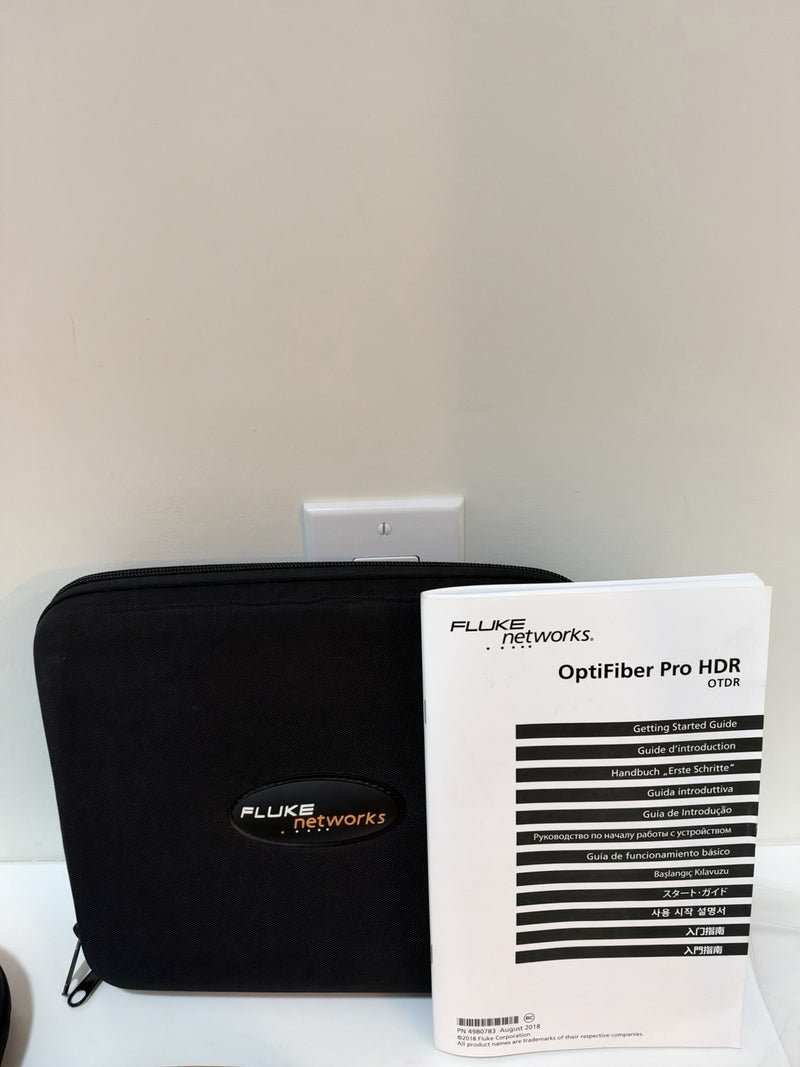 FLUKE OPTIFIBER PRO HDR OTDR KIT (OFP2-200-S1625) SM VERSIV 2 (TESTED)SHIPS FREE