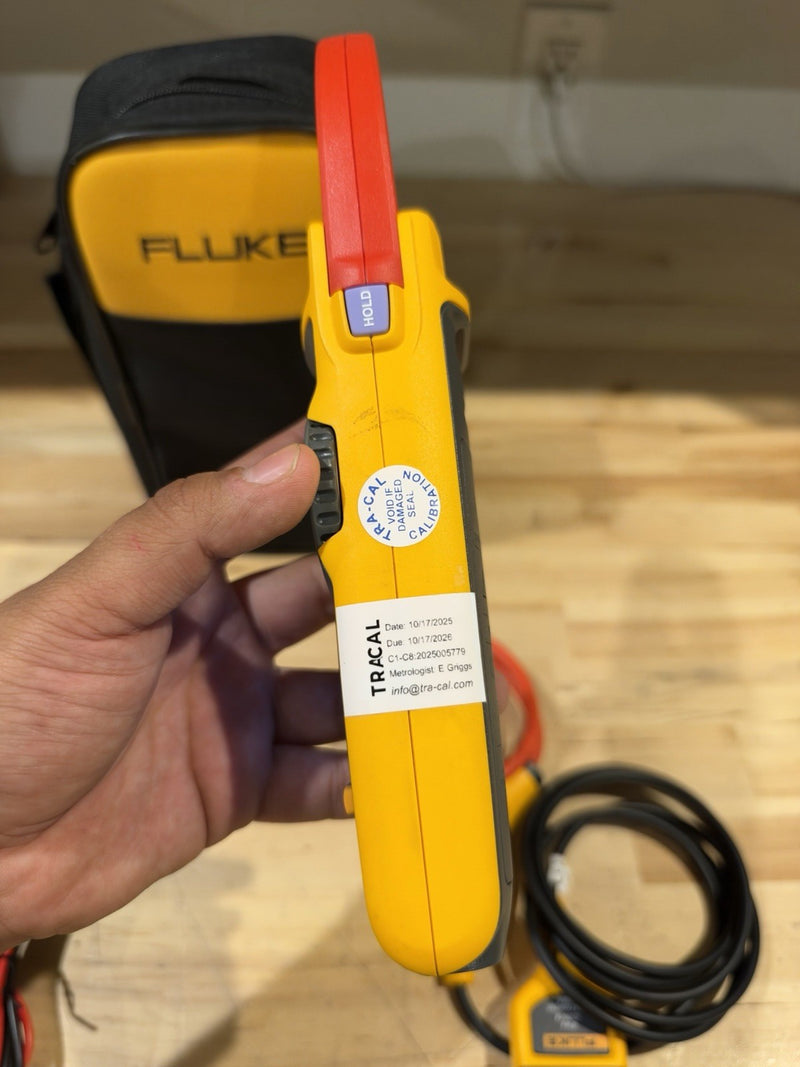 FLUKE 376FC WIRELESS TRUE RMS AC/DC CLAMP METER W/LEADS - SHIPS FAST CAL 2026