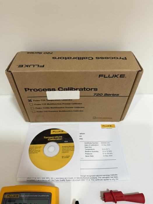 FLUKE 724 TEMPERATURE CALIBRATOR METER / NEW SEALED - SHIPS FAST