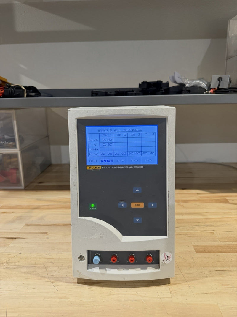 FLUKE BIOMEDICAL IDA 4 PLUS INFUSION DEVICE ANALYZER (CALIBRATED 2027)SHIPS FREE