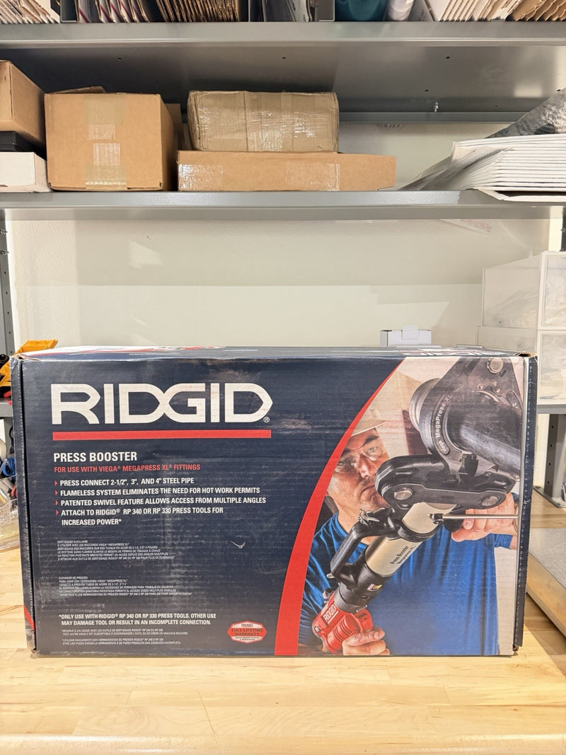 RIDGID 60638 2-1/2" TO 4" MEGAPRESS JAW KIT & PRESS BOOSTER WITH CARRYING CASE