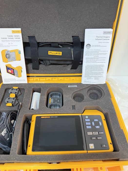 FLUKE TiX580 INFRARED CAMERA 60HZ (NEW FACTORY SEALED) CALIBRATED 2025 MFD-2025
