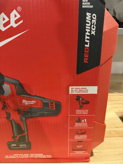 MILWAUKEE 2472-21XC M12 600 MCM CABLE CUTTER (NEW FACTORY SEALED) SHIPS FAST
