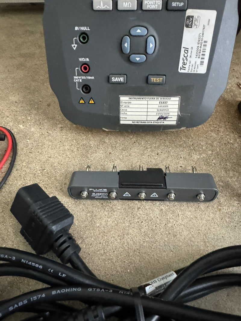 FLUKE BIOMEDICAL ESA612 230V EU ELECTRICAL SAFETY ANALIZER CALIBRATED 2024