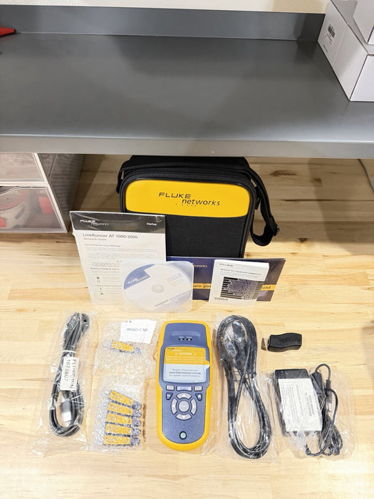 FLUKE NETWORKS LINKRUNNER AT-2000 AUTO TESTER KIT (NEW FACTORY SEALED) RARE