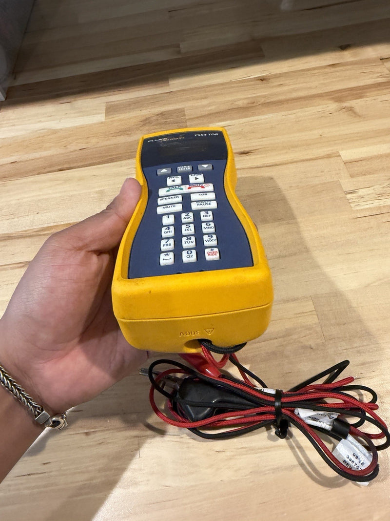 FLUKE NETWORKS TS54 TDR TESTER TESTED
