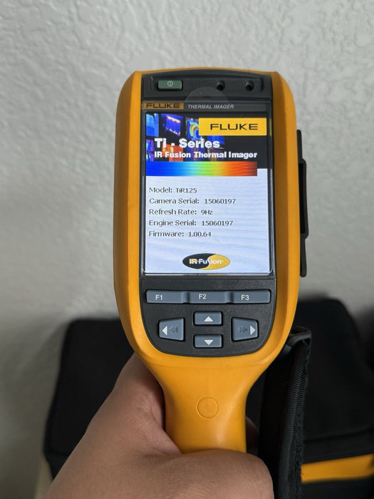 FLUKE TIR125 THERMAL IMAGER 9HZ W/ACCESSORIES - FREE SHIPPING