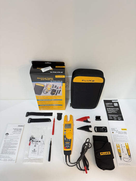 FLUKE T6-1000 ELECTRICAL TESTER WITH TPAK-HT6 AC285 KIT