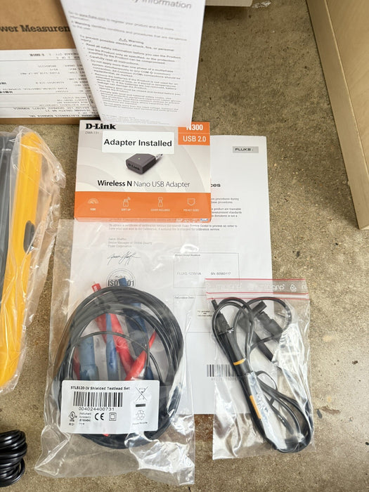 FLUKE 123B/NA INDUSTRIAL SCOPEMETER 20MHZ MFD 2024