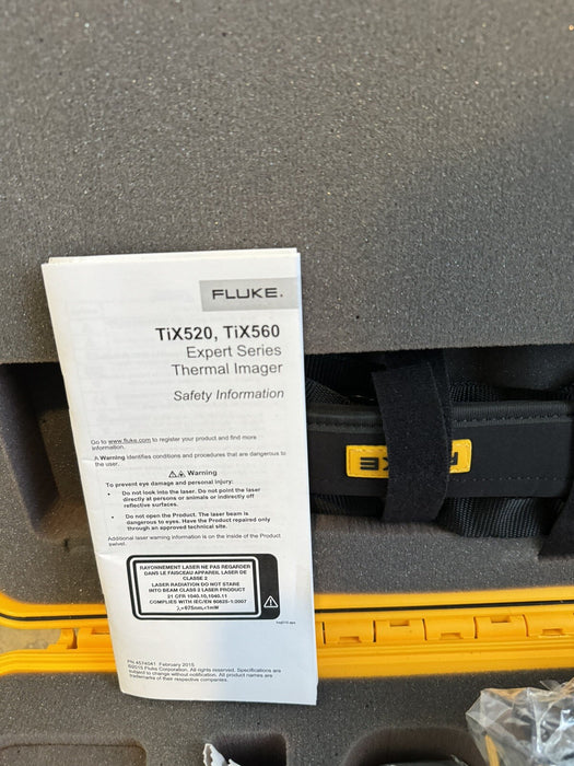 FLUKE TIX560 HANDHELD THERMAL CAMERA 320X240P 60HZ -20°C TO 1200°C