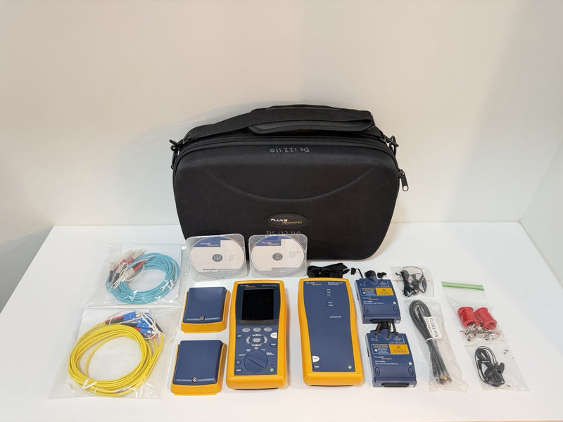 FLUKE NETWORKS DTX-CLT CERTIFIBER OLTS TESTER KIT W/DTX-MFM2 (TESTED)SHIPS FREE