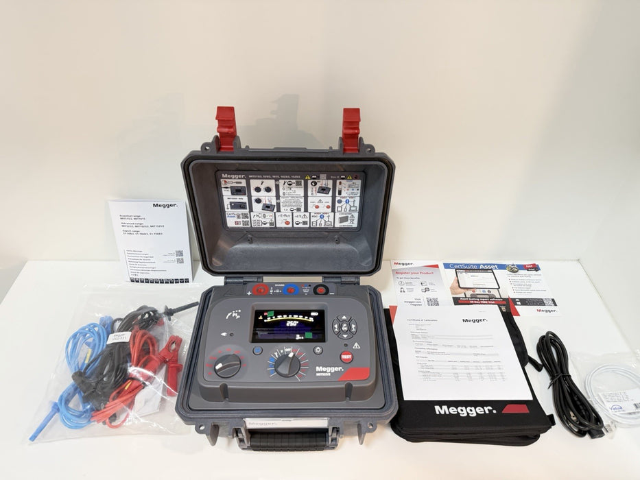 MEGGER MIT525-2 5KV ADVANCED INSULATION TESTER (CALIBRATED 2025/2026) NEW SEALED