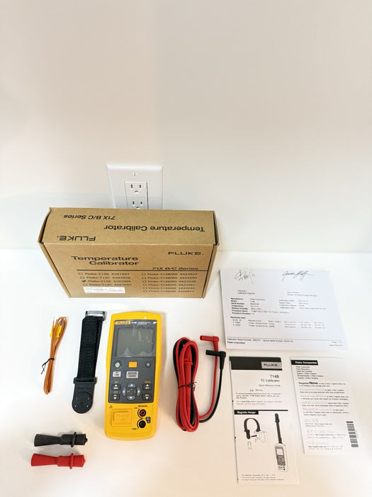 FLUKE 714B THERMOCOUPLE CALIBRATOR MFD 2024 CALIBRATED 2024