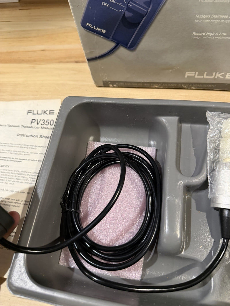 FLUKE PV350 PRESSURE VACUMM TRANSDUCER MODULE TESTED