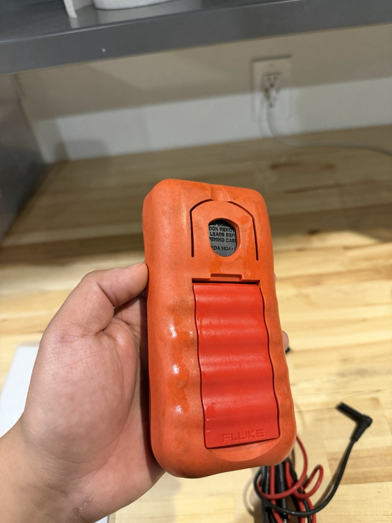 FLUKE 707EX MA CALIBRATOR WITH LEADS & MANUAL TESTED