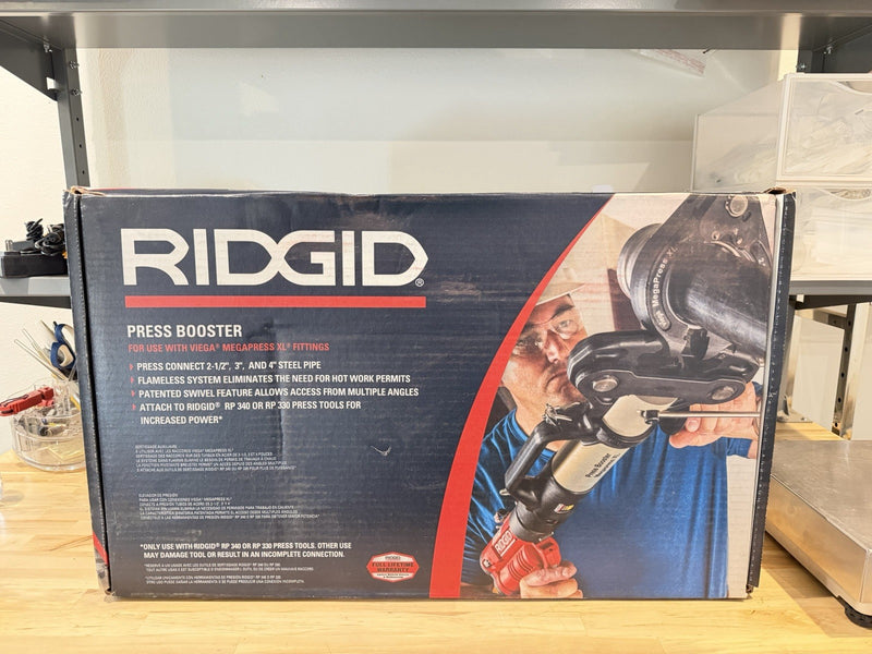 RIDGID 60638 2-1/2" TO 4" MEGAPRESS JAW KIT & PRESS BOOSTER WITH CARRYING CASE