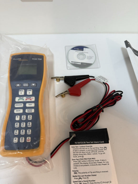 FLUKE NETWORKS TS54 TDR TEST SET (NEW FACTORY SEALED) SHIPS FREE