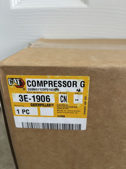 NEW CATERPILLAR AC COMPRESSOR 3E1906, 4468 (SHIPS NEXT DAY)