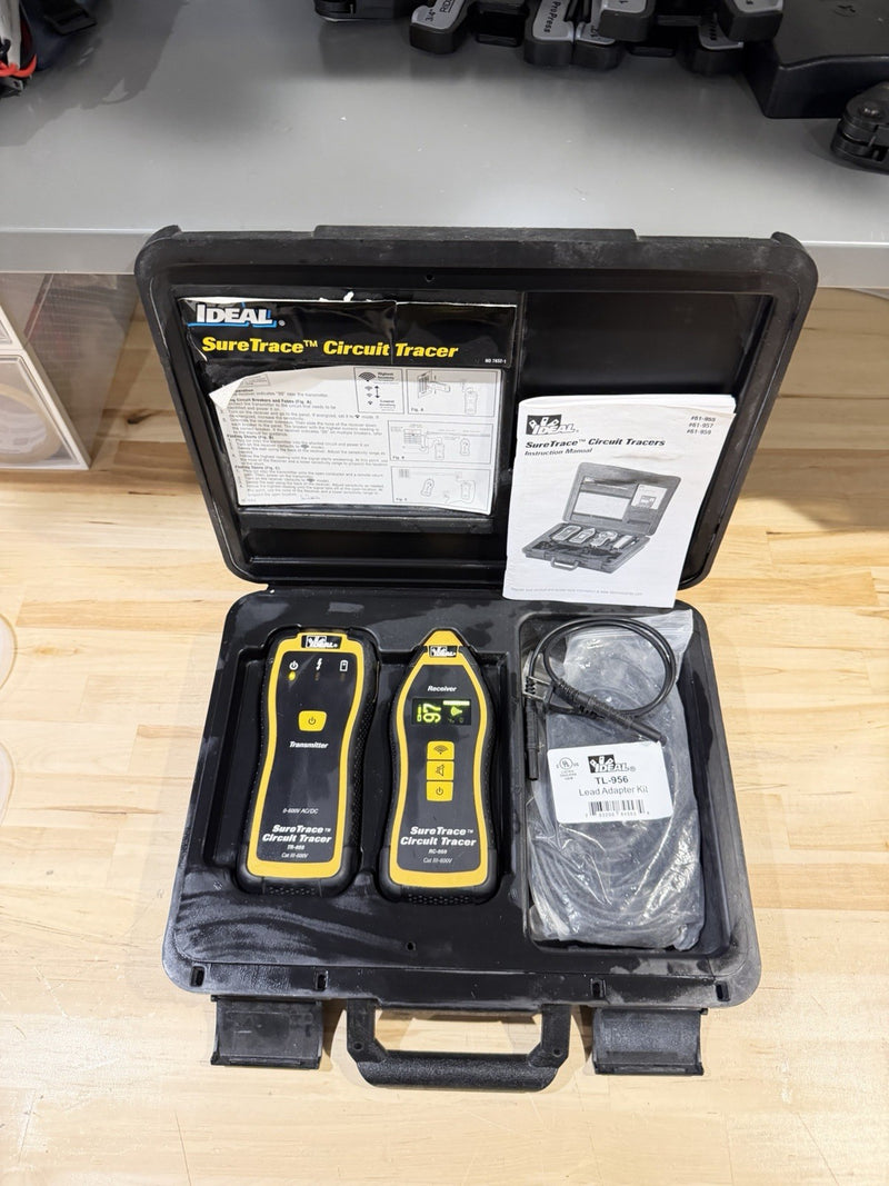 IDEAL 61-957 RC-959 TR-955 SURE-TRACE CIRCUIT TRACER KIT (TESTED) FREE SHIPPING