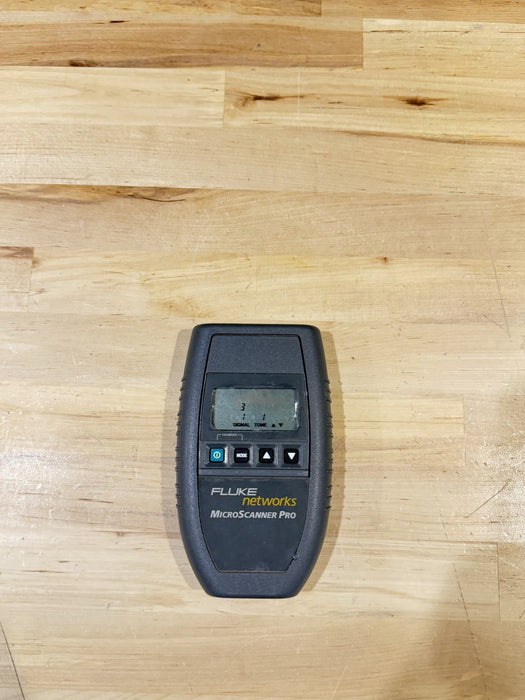 FLUKE NETWORKS MICROSCANNER PRO CABLE VERIFIER TESTED