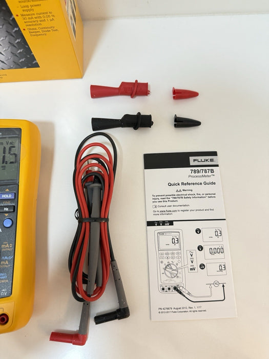 FLUKE 789 PROCESSMETER (NEW FACTORY SEALED) MFD-2025 CALIBRATED 2025 /SHIPS FAST