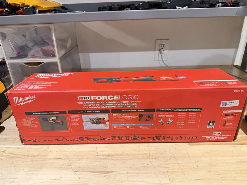 MILWAUKEE 2979-20 M18 FORCE LOGIC 6T LATCHED LINEAR UTILITY CRIMPER (NEW SEALED)