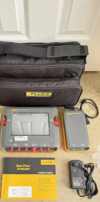 FLUKE VT900A GAS FLOW ANALYZER W/VAPOR & CHARGER-FREE SHIPPING